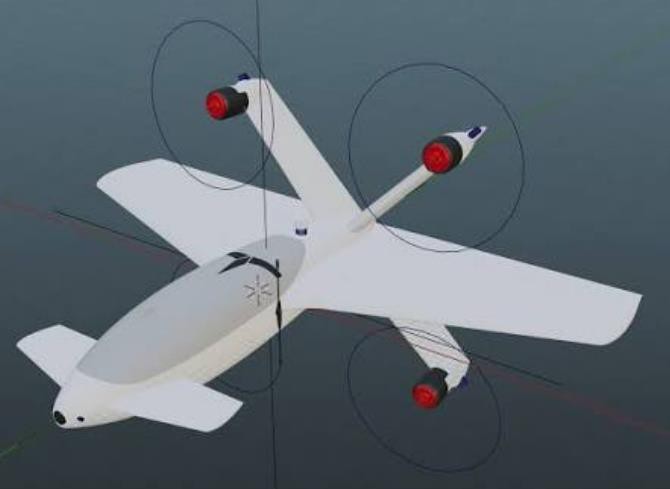 CopterMotor tailsitter example