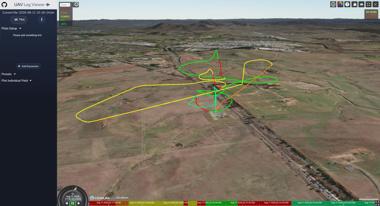 Simulation trajectory from the manual