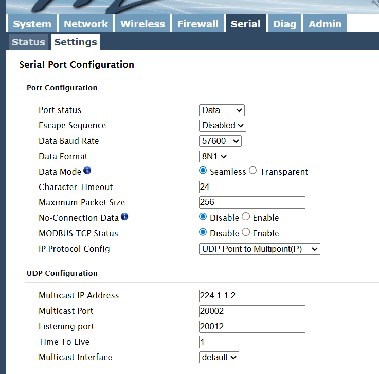 VD-Link Slave configuration